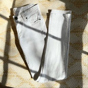 PAIGE skyline ankle peg cigarette skinny jeans mid rise
